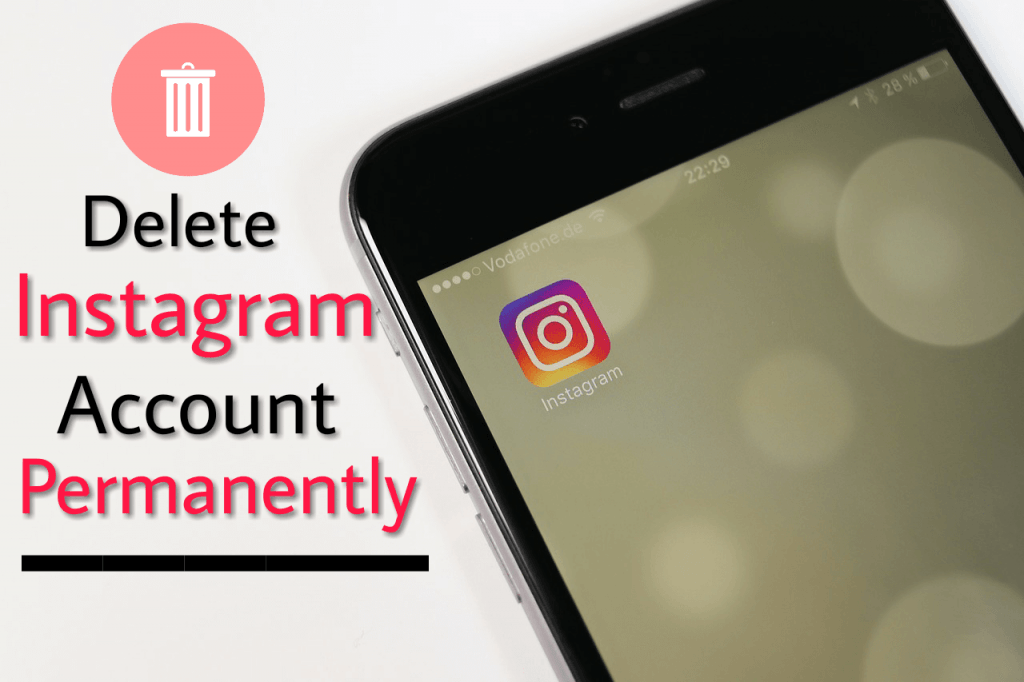 instagram delete account permanently