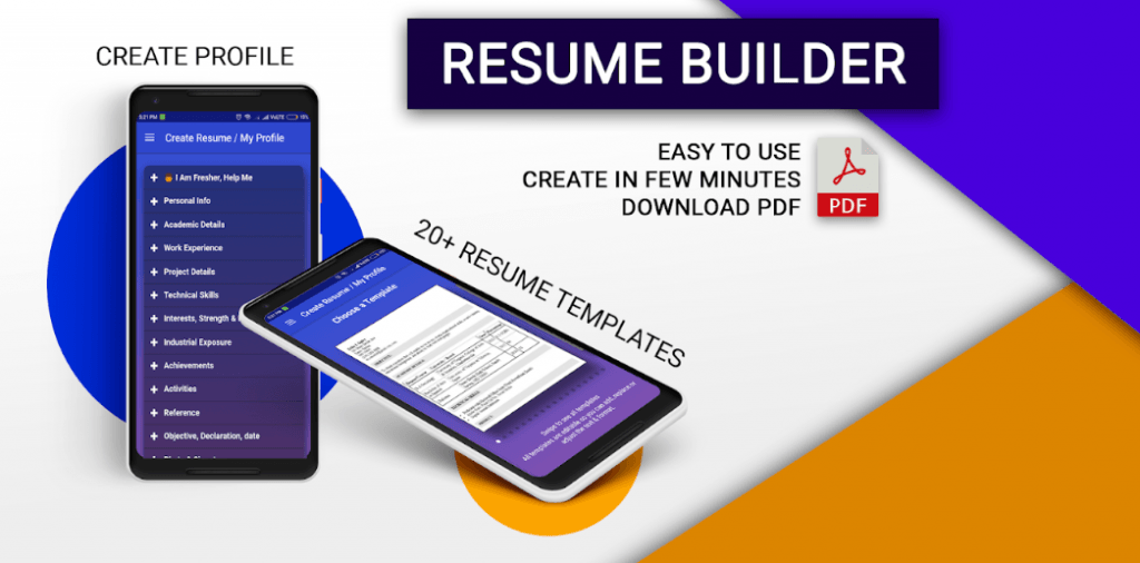 resume builder apps android