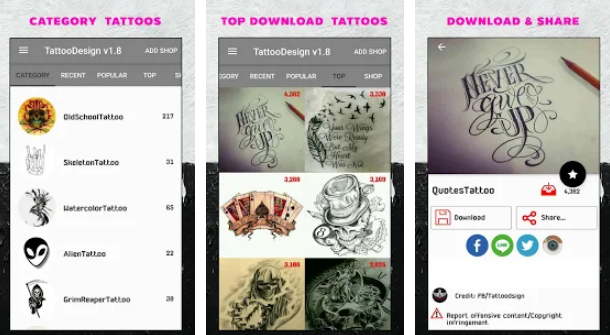 72+ Free Download Tattoo Font Designer App Idea Tattoo