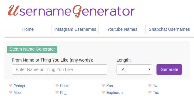 7 Best Steam Name Generator Tools In 21 Free