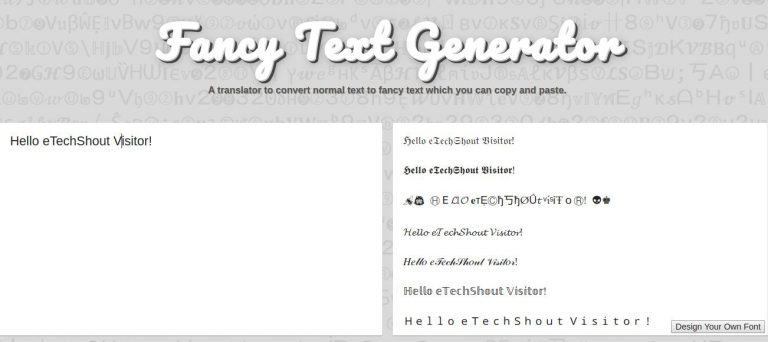 14 Cool Fancy Text Generator Tools In 2024 (FREE)