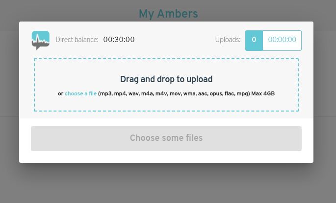 AmberScript audio video to text converter