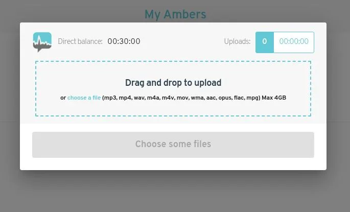 AmberScript audio video to text converter