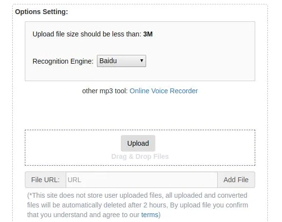 Bear Audio to Text Converter