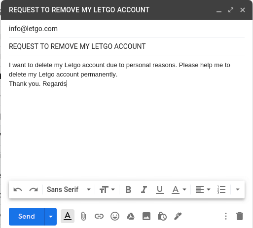 delete-let-go-account-sample-email