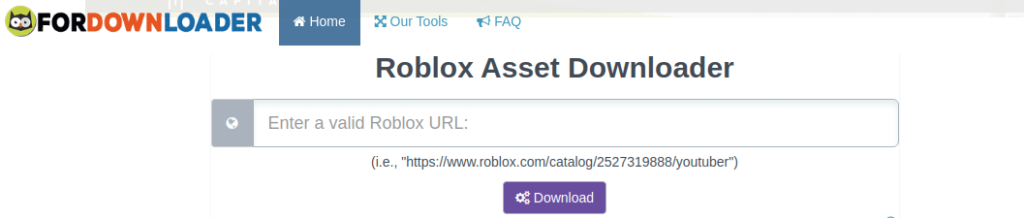 ForDownloader Roblox Asset Downloader