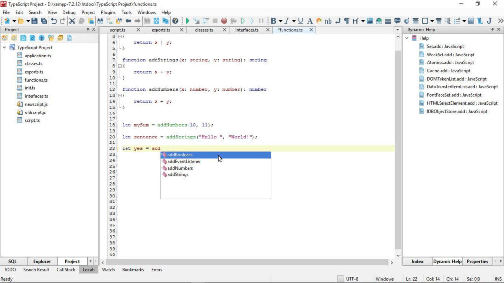 CodeLobster IDE Working with Functions