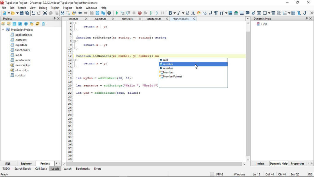 CodeLobster Working with Functions