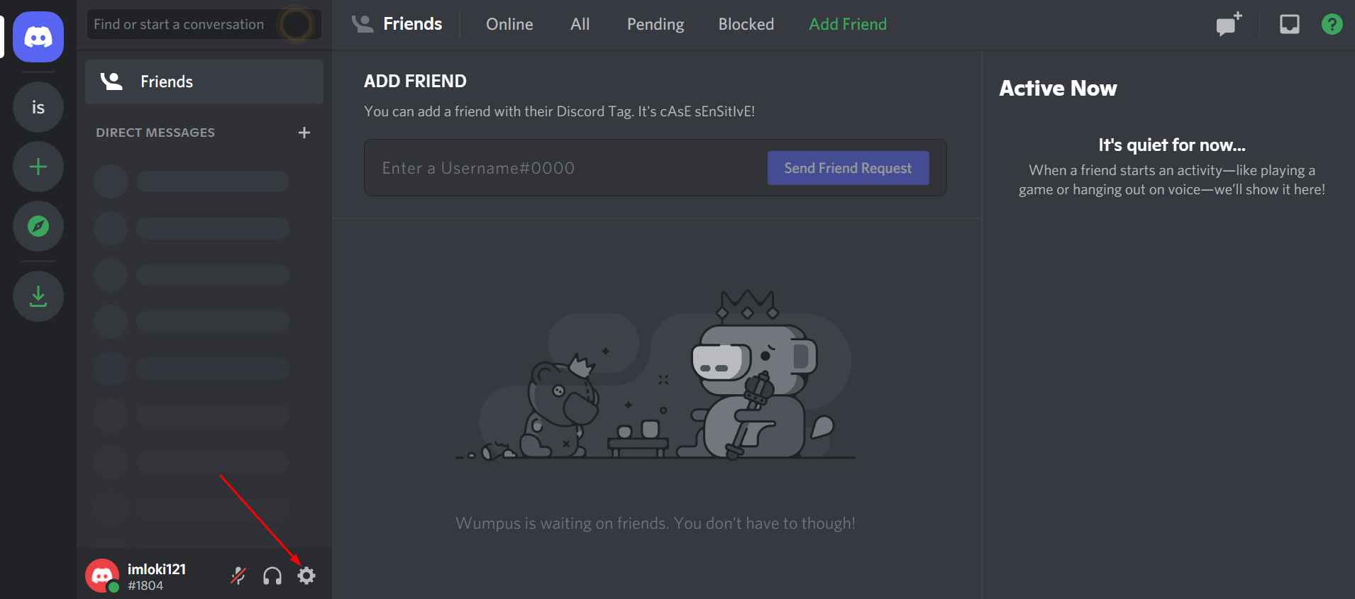 Discord User Settings