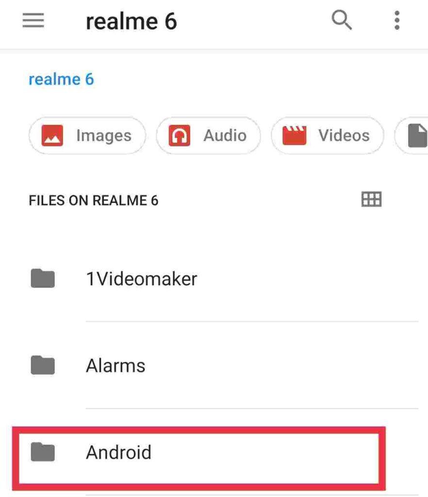 File Manager Android Folder