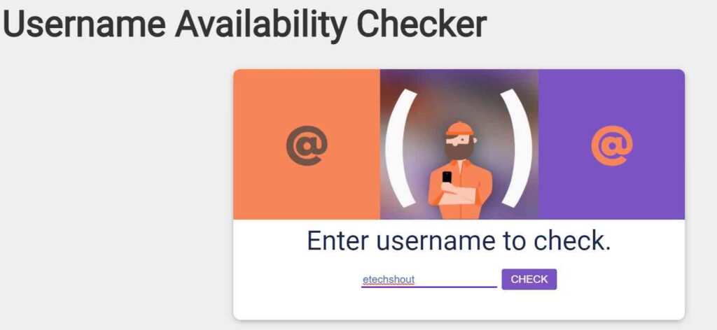 Username Availability Checker