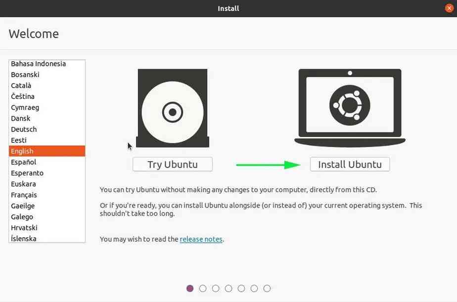 install Ubuntu OS