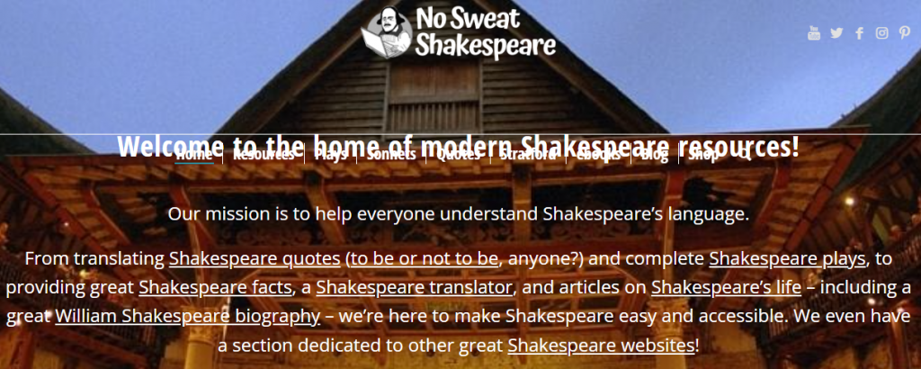 No Sweat Shakespeare