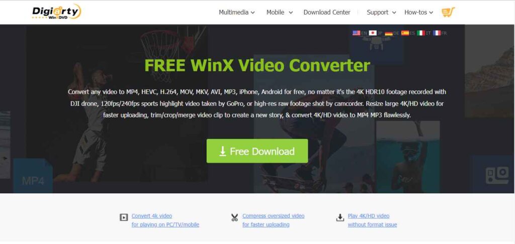 Free WinX Video Converter