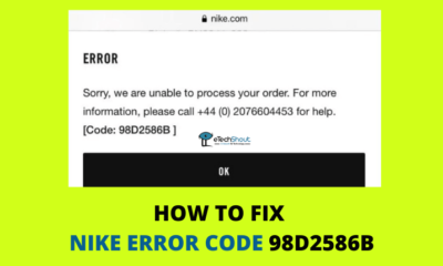 How to Fix Nike Error Code 98D2586B