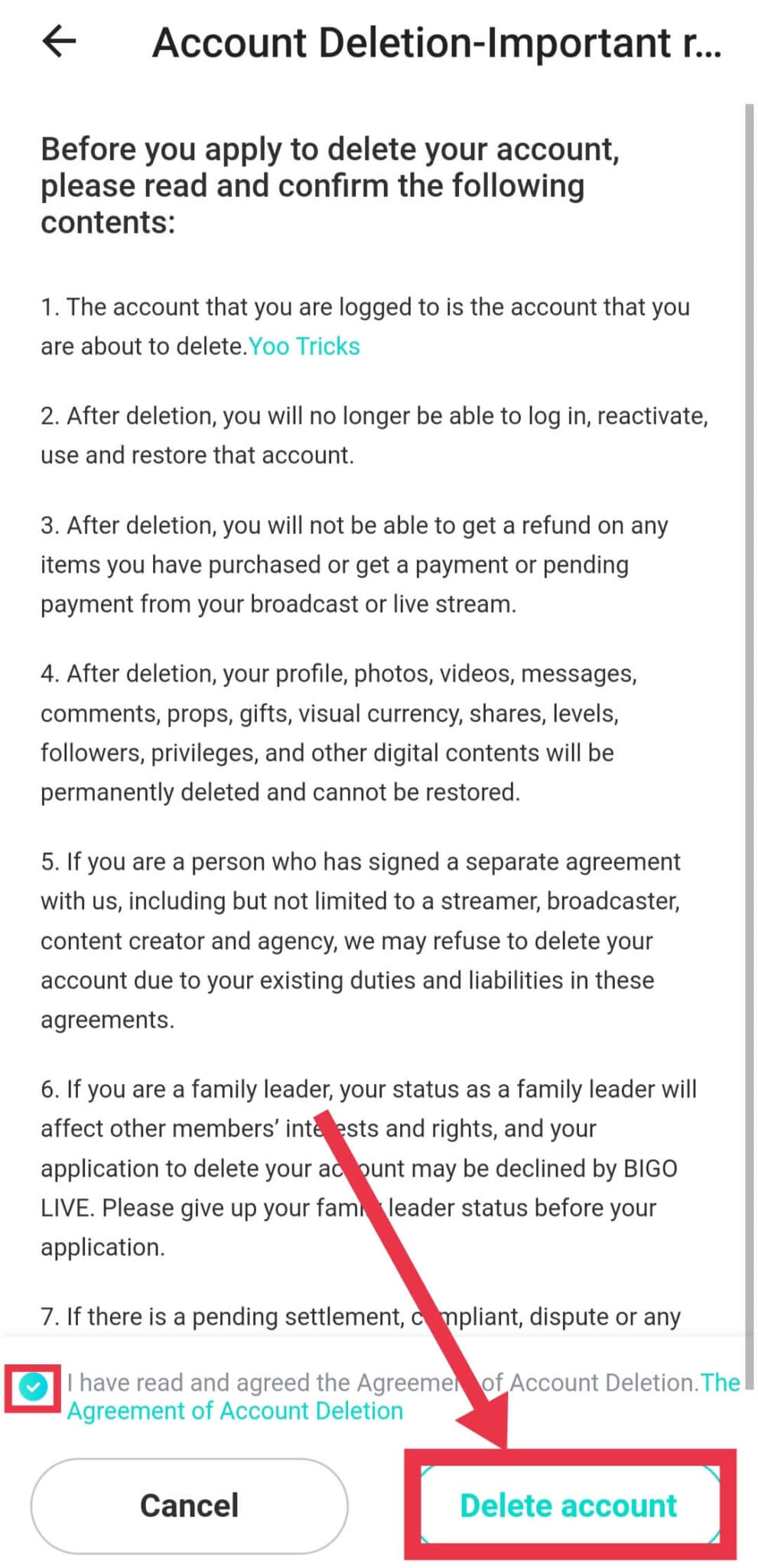 How To Delete Bigo Account