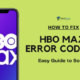 How to Fix HBO Max Error Code 321