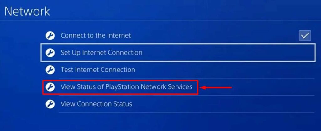 View Status of PlayStation Network Services