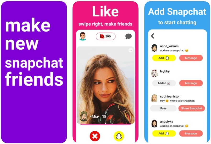 Z App Make Friends on Snapchat