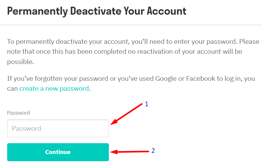 Deactivate Deliveroo Account Permanently