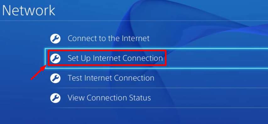 PlayStation Set Up Internet Connection