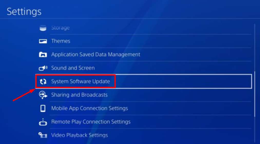 PlayStation System Software Update