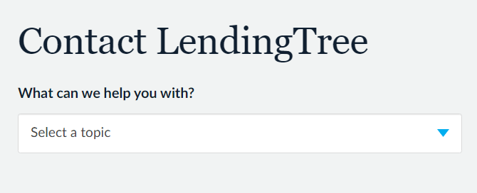 Contact LendingTree