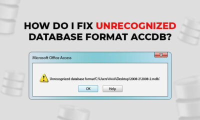 Fix Unrecognized Database Format file.accdb Error