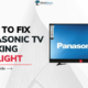 How to Fix Panasonic TV Blinking Red Light