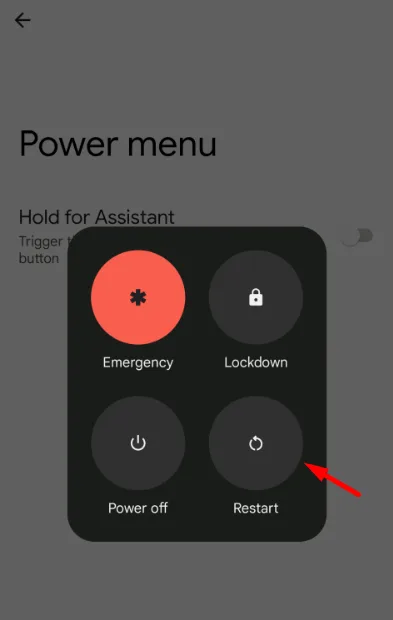 Restart Phone