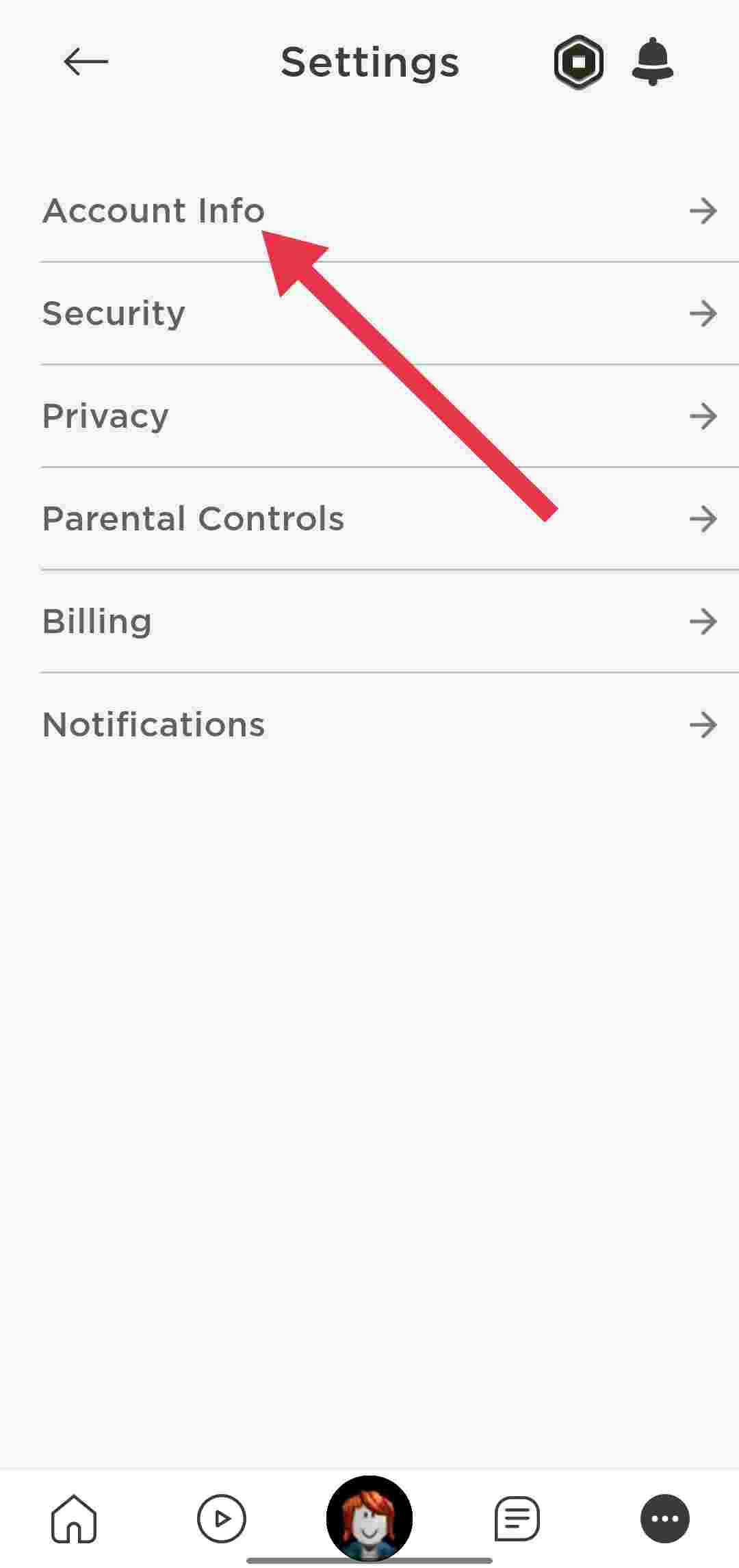 Roblox App Account Info