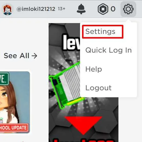 Roblox Settings Website