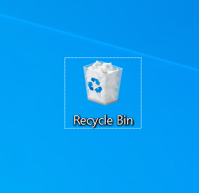 Open recycle bin