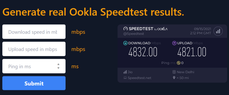 3 Fake Internet Speed Test Generator Tools