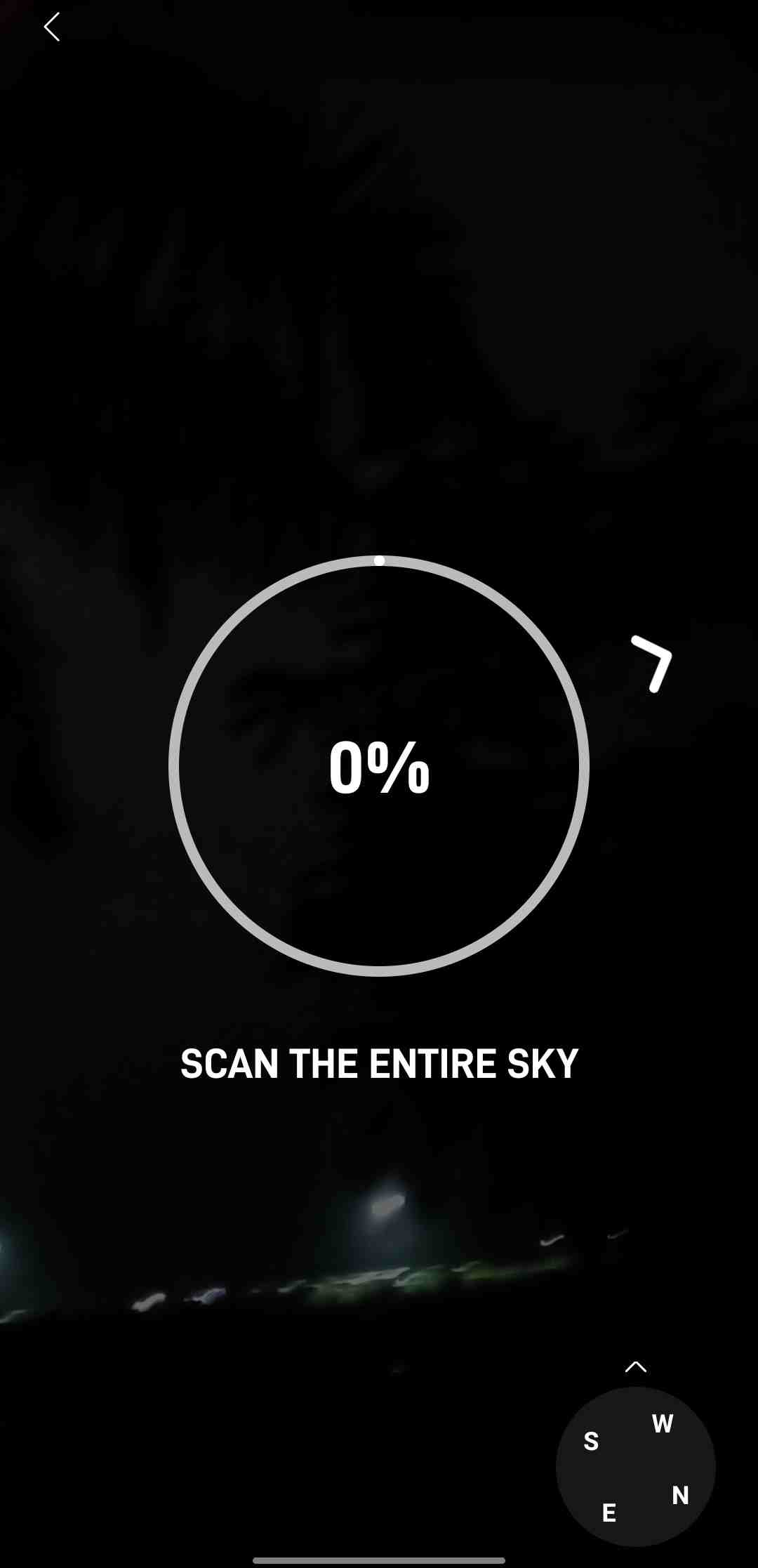 Starlink scan the entire sky