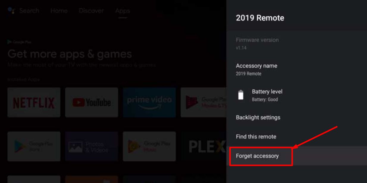 NVIDIA TV remote forget accessory