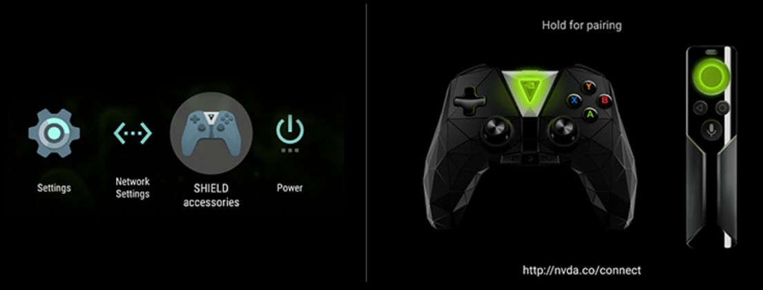 Pair NVIDIA Shield remote