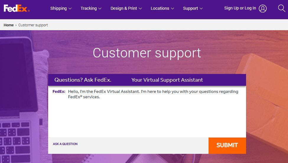 Contact FedEx Support