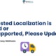 Fix FedEx Requested Localization is Invalid or Not Supported, Please Update Error