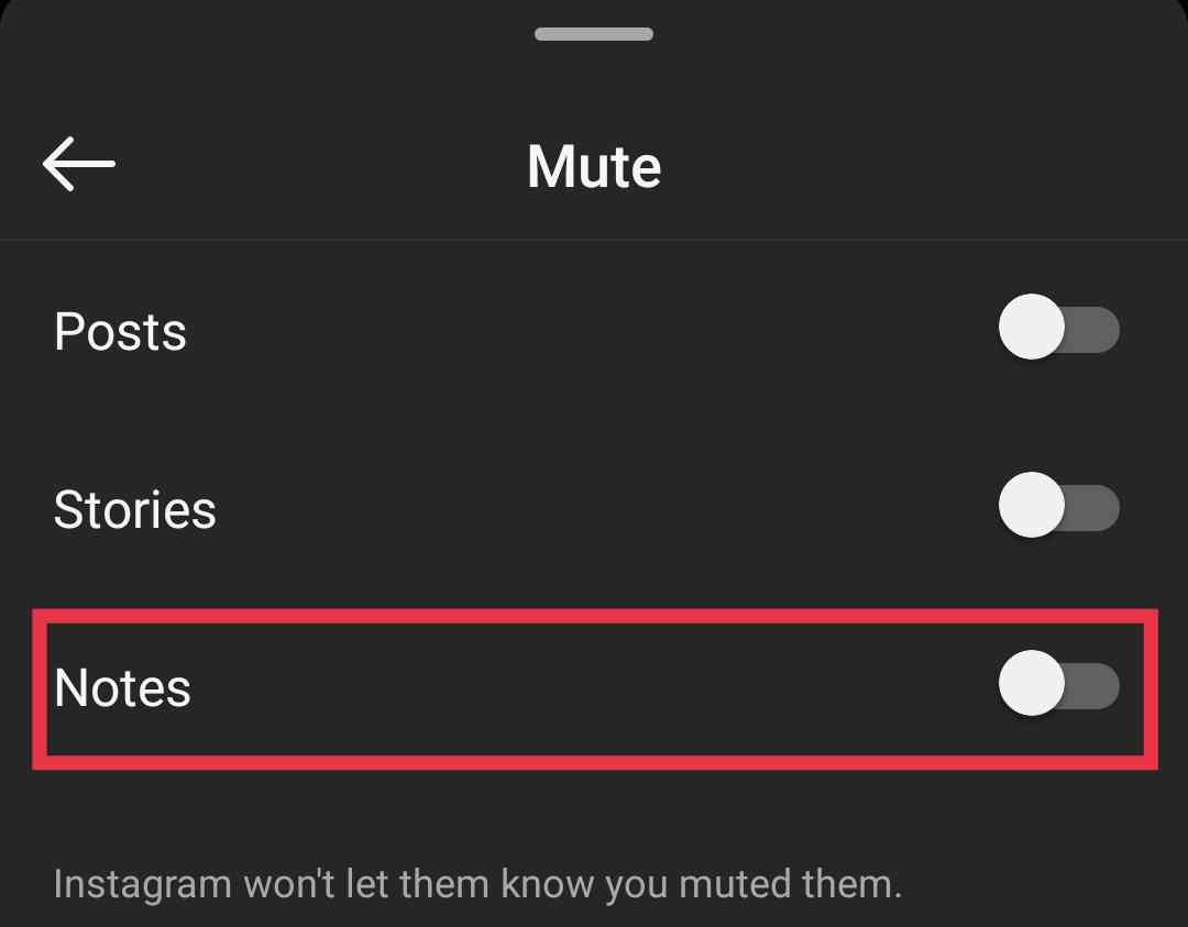 Unmuted notes on Instagram
