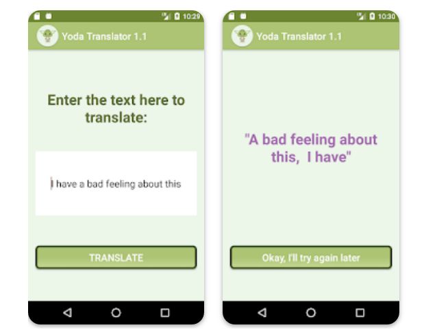 Yoda Translator App