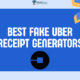 Best Fake Uber Receipt Generators