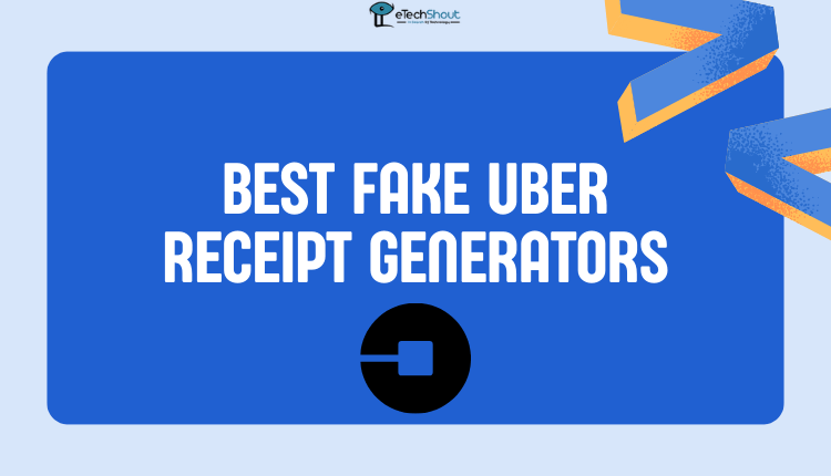 Best Fake Uber Receipt Generators