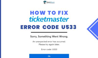 Fix Ticketmaster Error Code u533