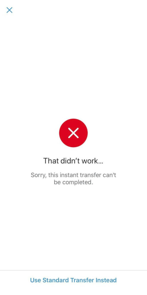 How to Fix “Sorry This Instant Transfer Cannot Be Completed Venmo” Error”?