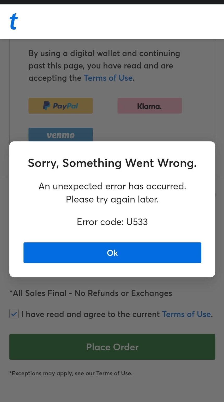 Fix Ticketmaster Error Code u533 (8 Easy Ways)