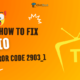 Fix Vizio Error Code 2903 1
