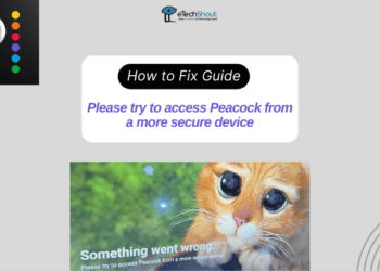 Please try to access Peacock from a more secure device