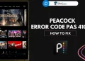 How to Fix Peacock Error Code PAS 41004