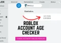Roblox Account Age Checker